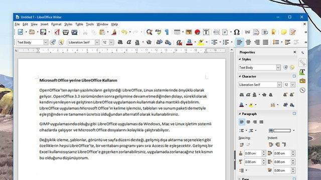 Microsoft Libreoffice