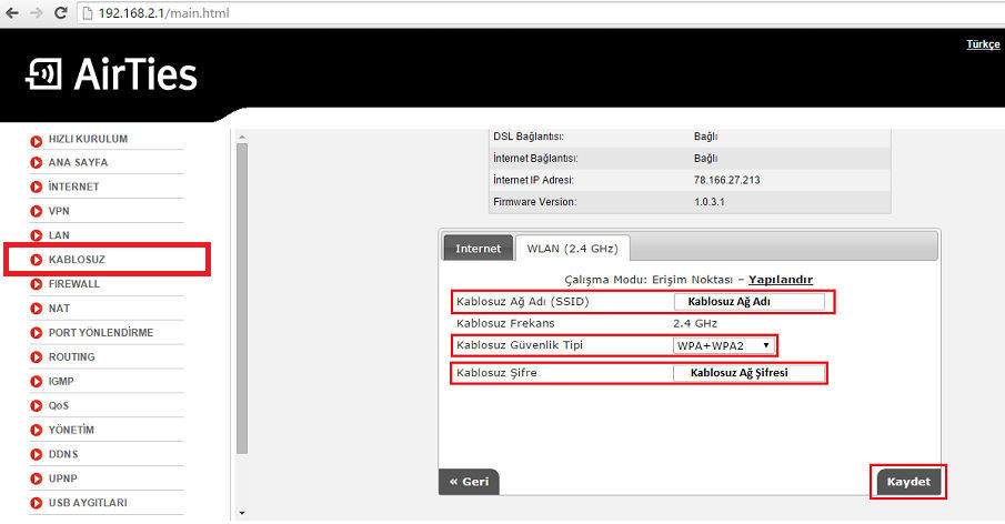 Airties Modem Wi Fi Ifresi Nas L De I Tirilir Teknoloj Dolabi Com