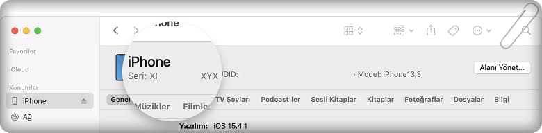 iPhone IMEI Numarasını Bulma