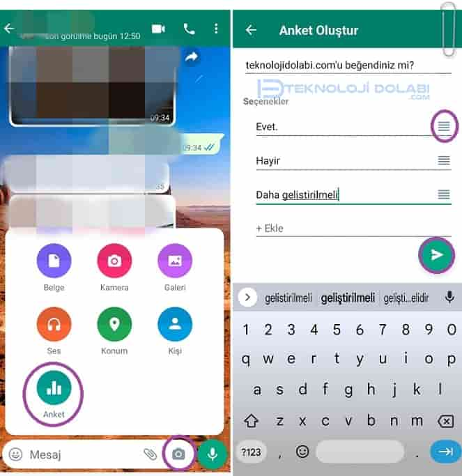 3 Adımda Whatsapp Anket Oluşturma!